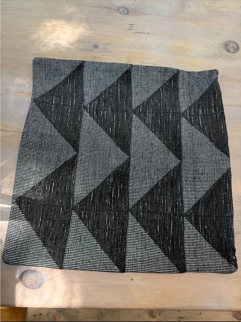 Restoration Hardware Block Woven Pillow cover 20 x 20